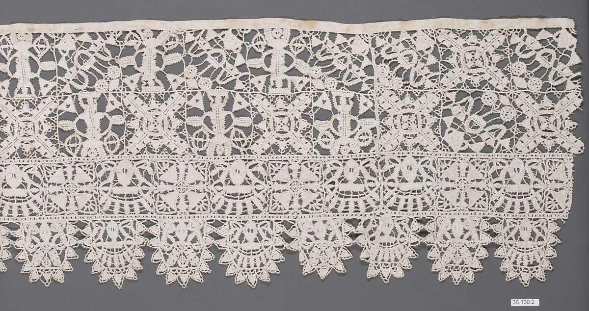 Border, Needle lace, Italian