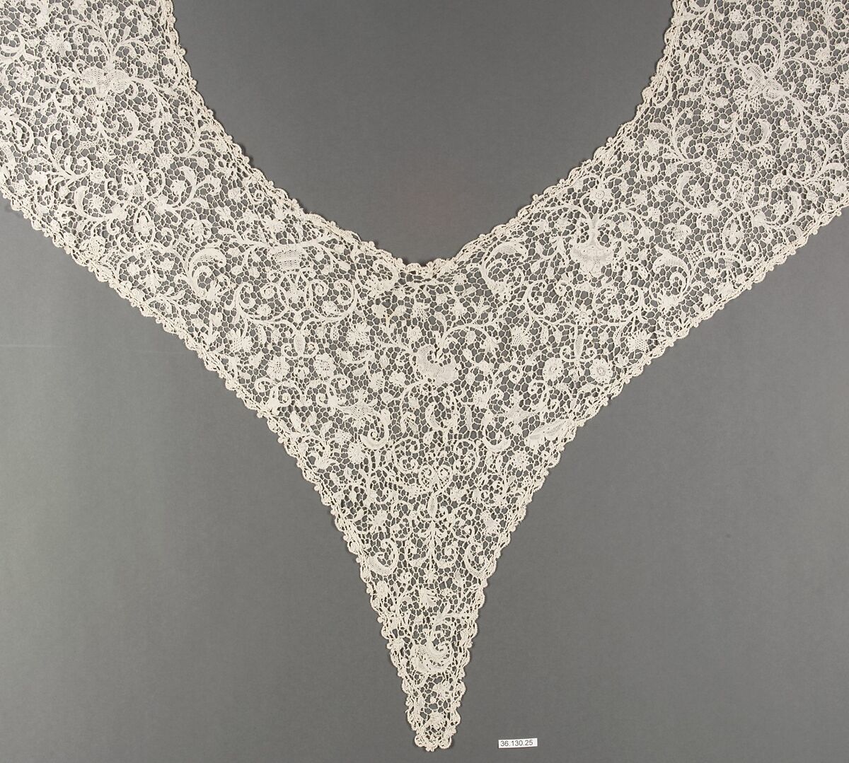 Bertha, Needle lace, French