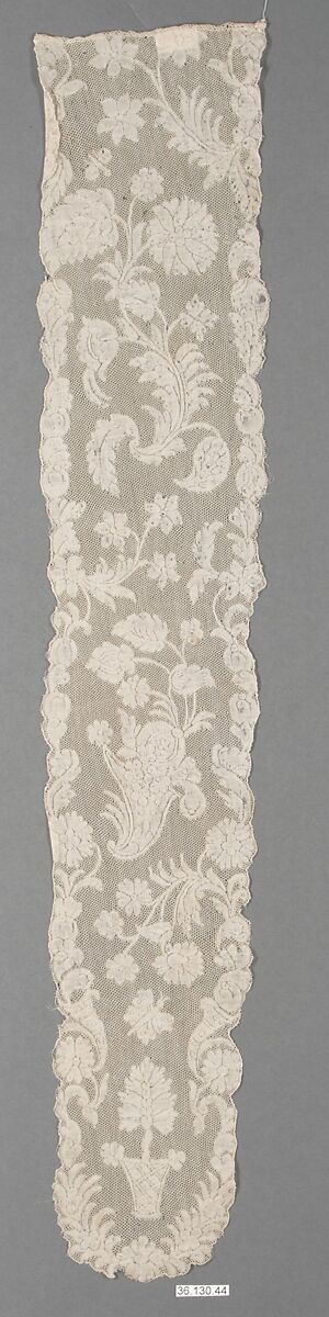 Lappet, Bobbin lace, French 