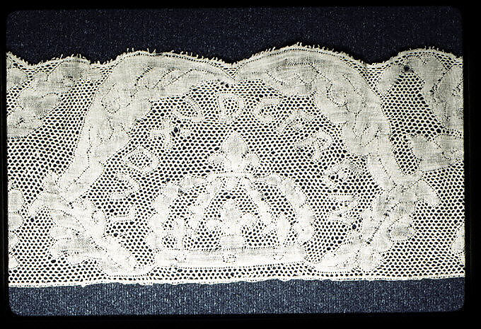 Sleeve ruffle (Engageante), Bobbin lace, French 