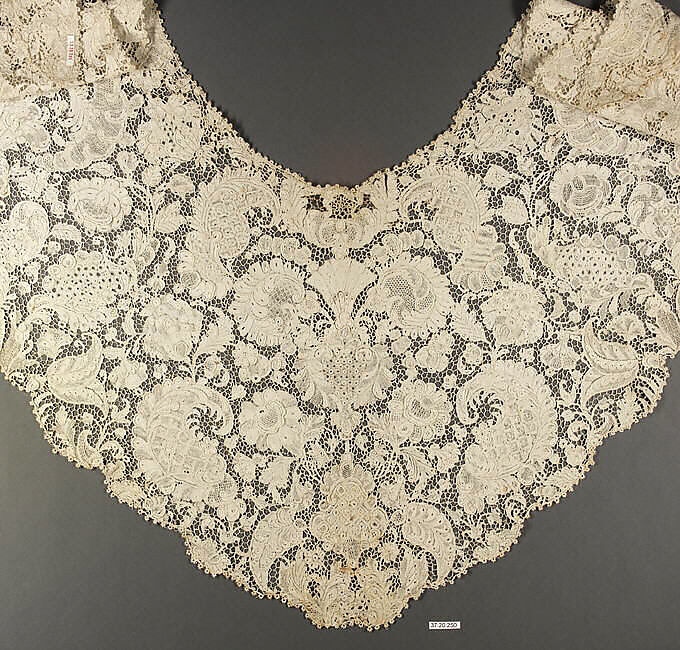 Collar, Needle lace, French 