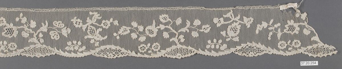Border, Needle lace, point d’Alençon, French