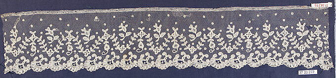 Border, Bobbin lace, Brussels bobbin lace, Belgian, Brussels 