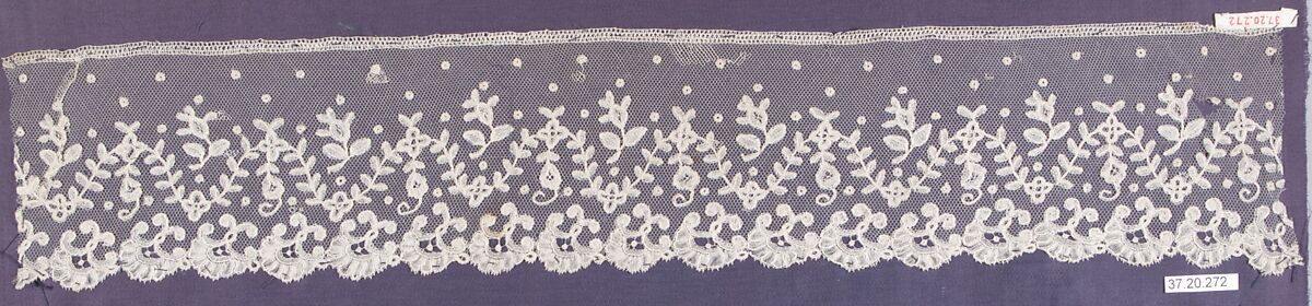 Border, Bobbin lace, Brussels bobbin lace, Belgian, Brussels