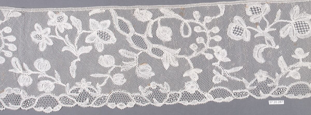 Border, Bobbin lace, Belgian, Brussels