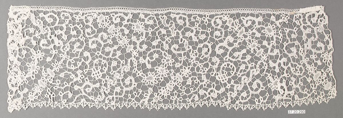 Fragment, Bobbin lace, Flemish 