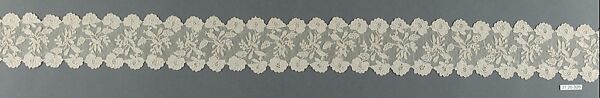 Band (one of four), Needle lace, possibly French