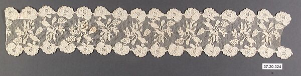 Band, Needle lace, possibly French 