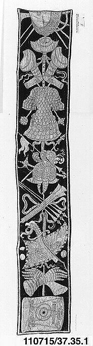 Hanging, Silk and metal thread, Spanish
