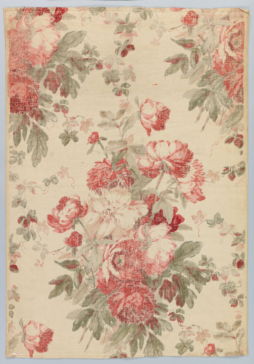 Piece, Designed by Dumont  , working in Paris, Cotton, British