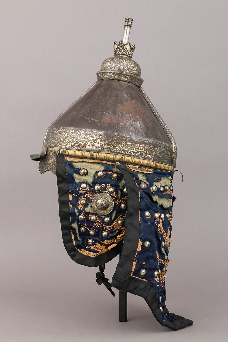 Armor, Steel, copper, gold, silk, metallic thread, Chinese