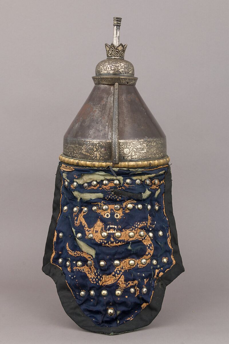 Armor, Steel, copper, gold, silk, metallic thread, Chinese