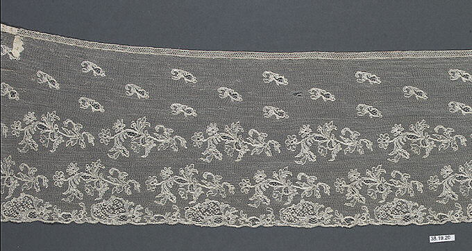 Flounce, Bobbin lace, Mechlin lace, Flemish 