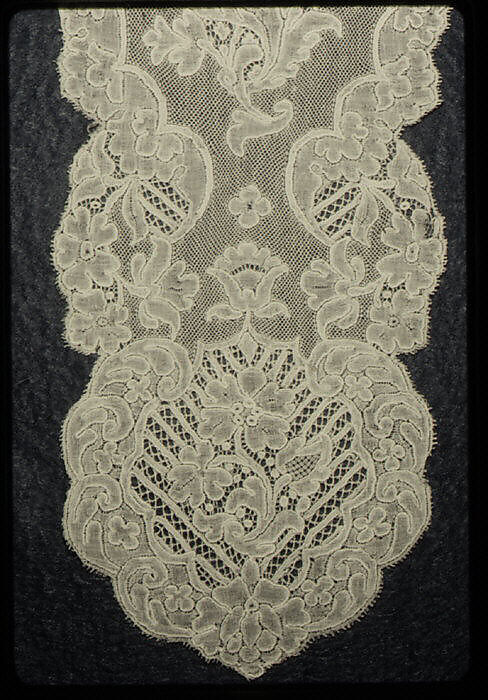 Pair of lappets, Bobbin lace, Flemish