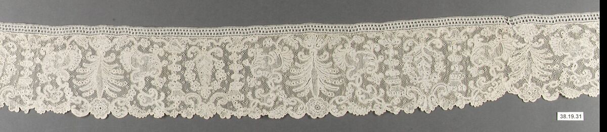 Border, Needle lace, Flemish or French 