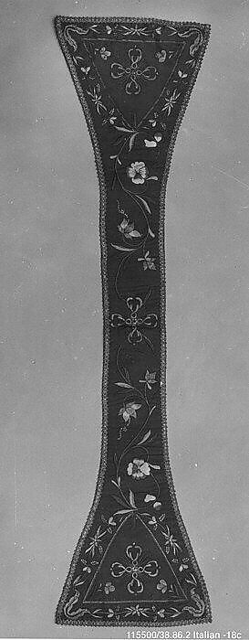 Maniple, Silk and metal thread on silk, Chinese, for European market