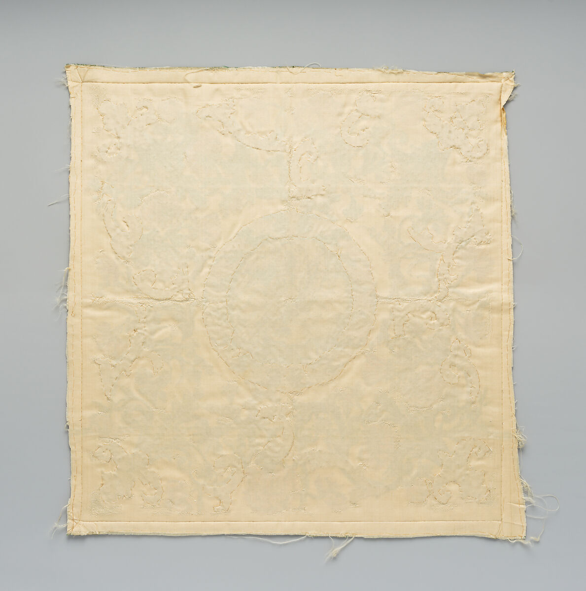 Chalice veil, Silk and metal thread on silk, Italian