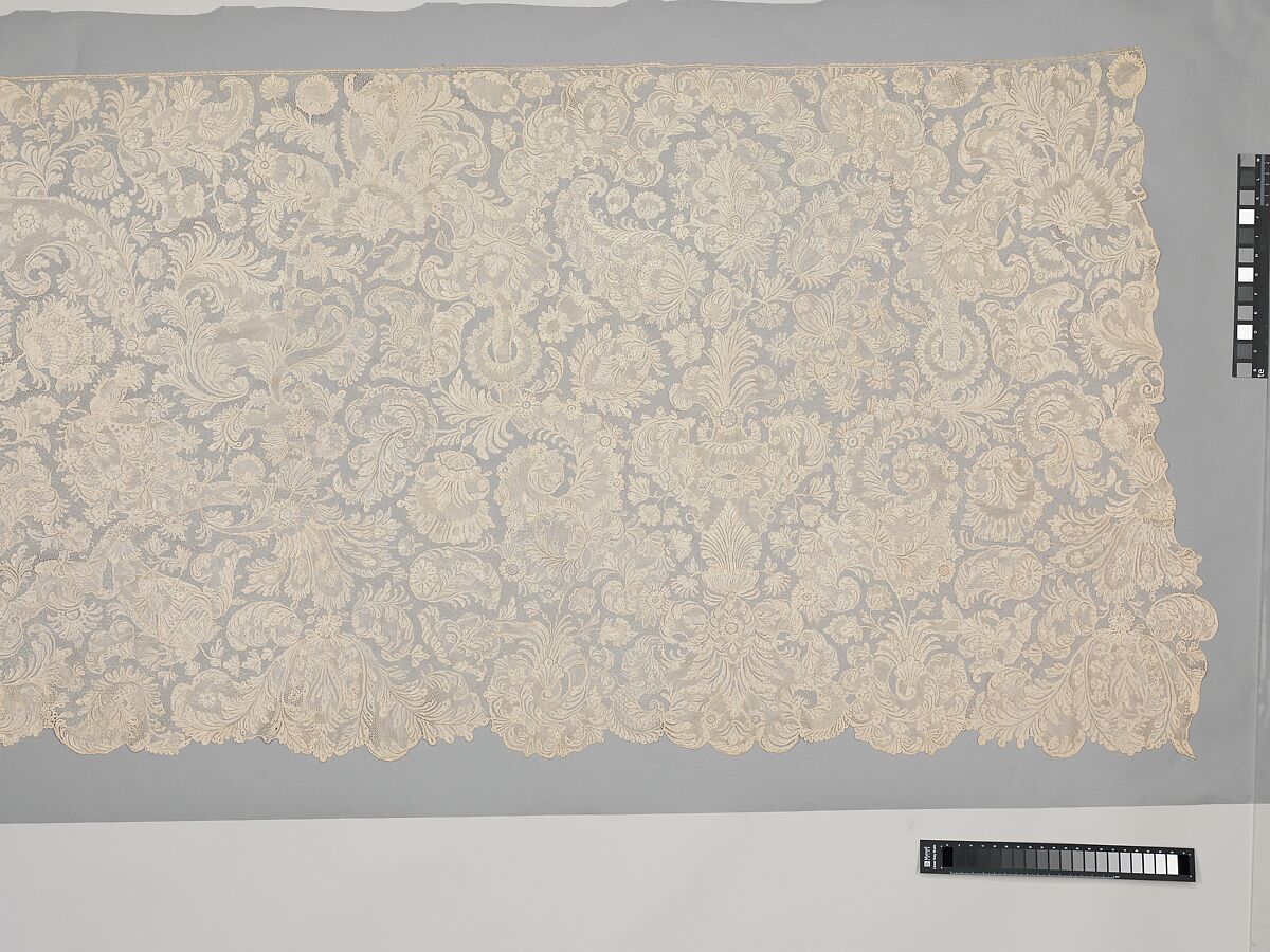 Flounce, Needle lace, French