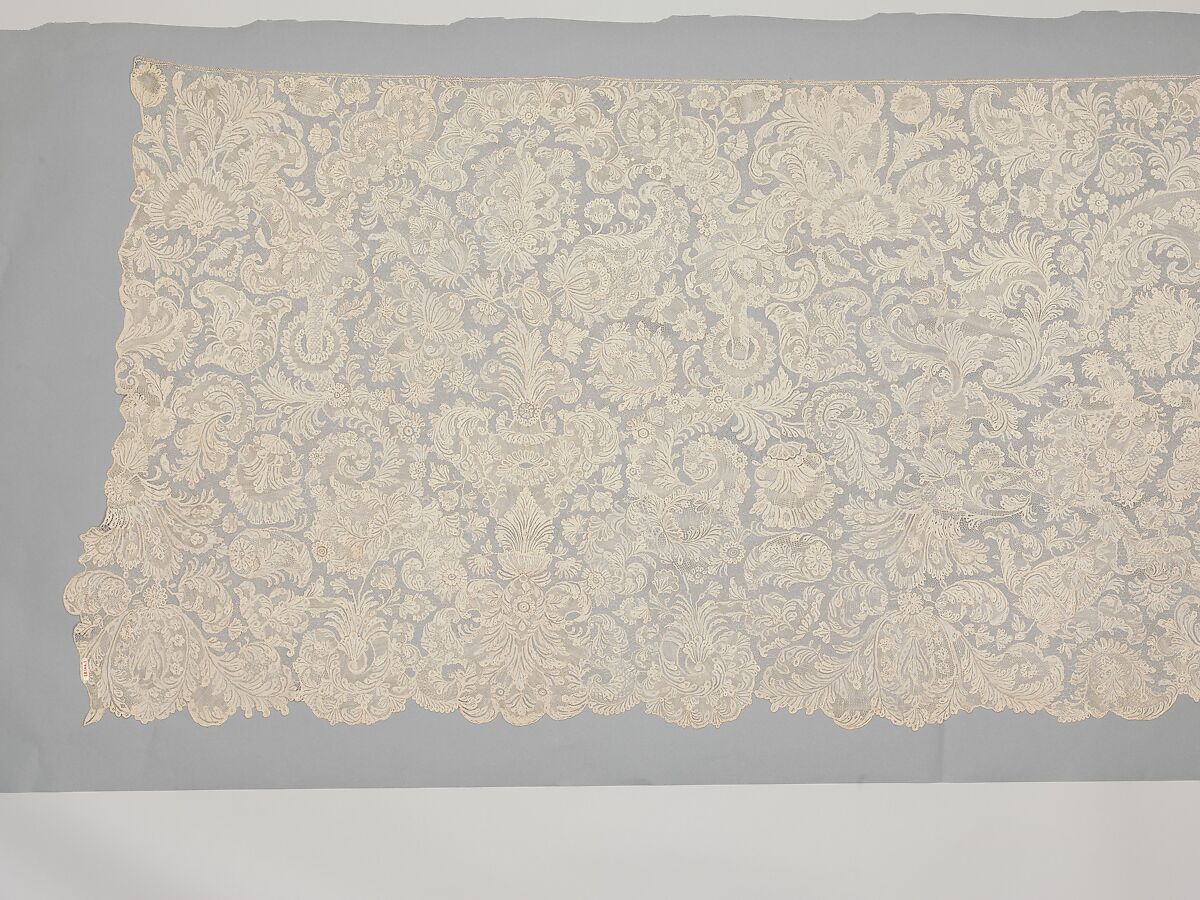 Flounce, Needle lace, French