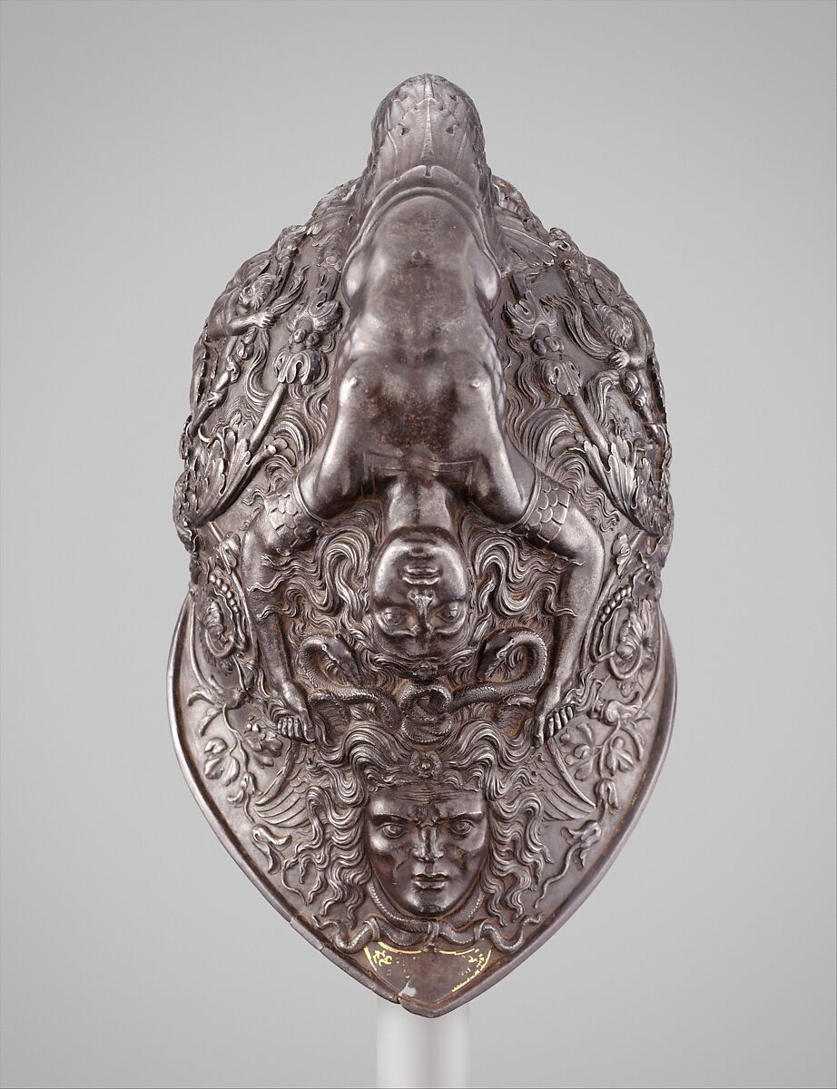 Burgonet, Filippo Negroli (Italian, Milan ca. 1510–1579), Steel, gold, textile, Italian, Milan