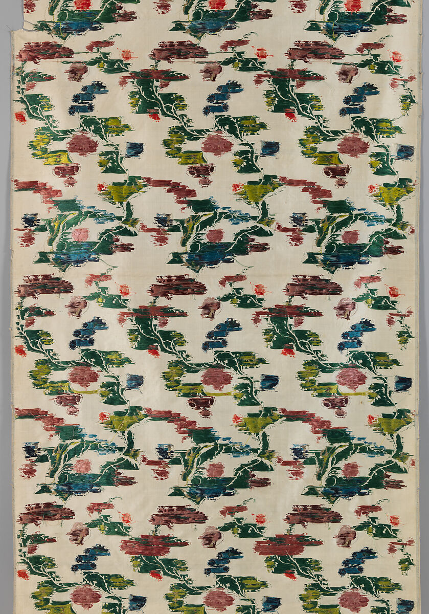 Piece, Silk and metal thread, British, London, Spitalfields