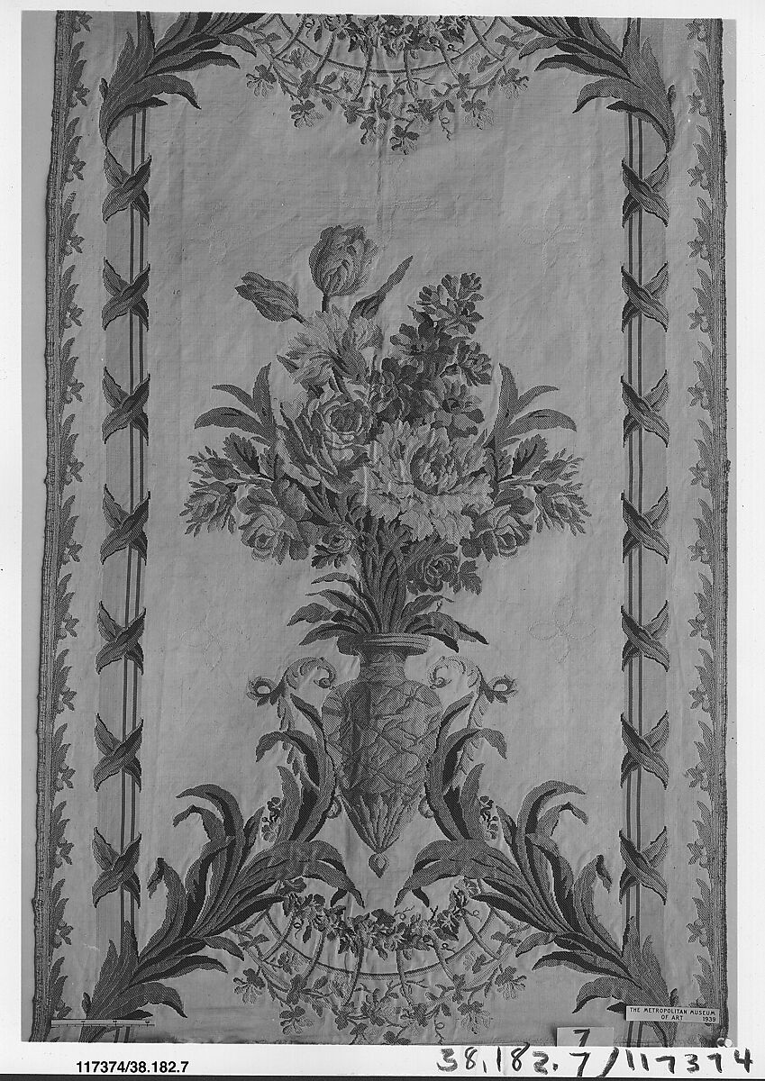 Length of upholstery silk, Philippe de Lasalle (French, 1723–1804), Silk, French, Lyons 