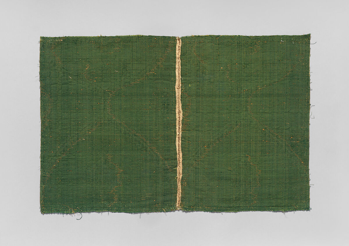 Piece, Silk and metal thread, Italian