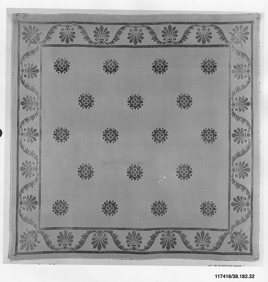 Panel, Séguin et Cie, Silk and metal thread, French, Lyons 