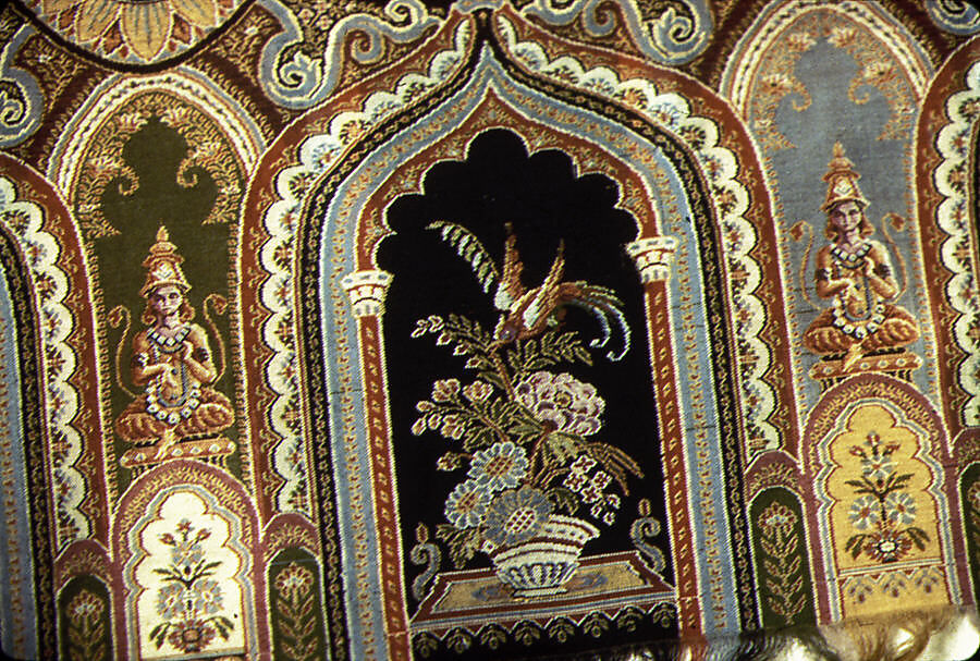 Shawl, M. Pin  , Lyons, Silk and wool, French, Lyons