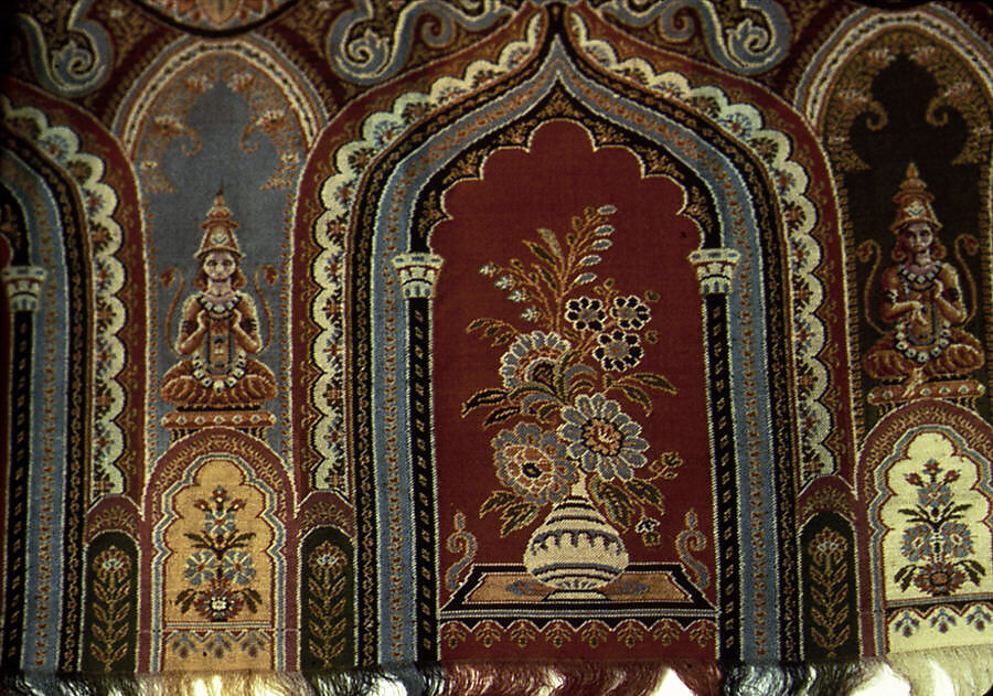 Shawl, M. Pin  , Lyons, Silk and wool, French, Lyons