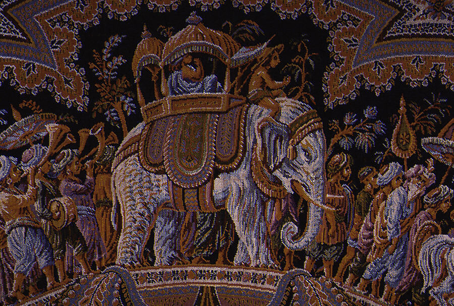 Shawl, M. Pin  , Lyons, Silk and wool, French, Lyons