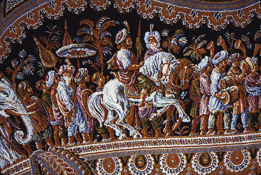 Shawl, M. Pin  , Lyons, Silk and wool, French, Lyons