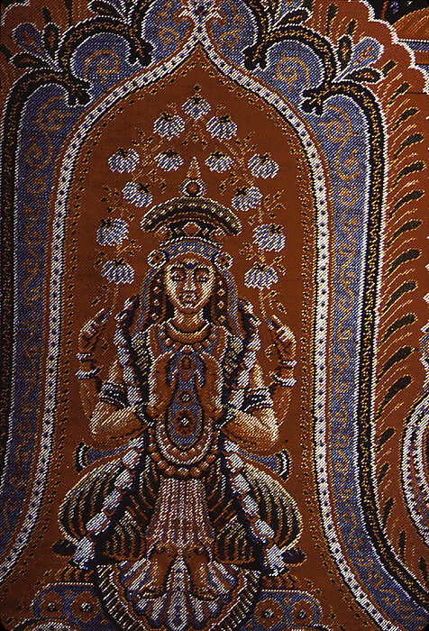 Shawl, M. Pin  , Lyons, Silk and wool, French, Lyons