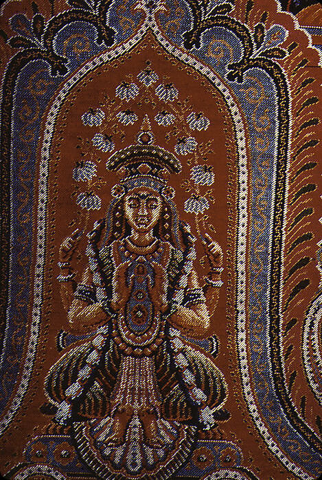 Shawl, M. Pin  , Lyons, Silk and wool, French, Lyons