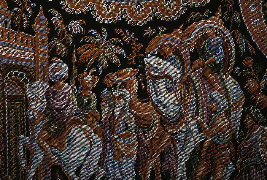 Shawl, M. Pin  , Lyons, Silk and wool, French, Lyons