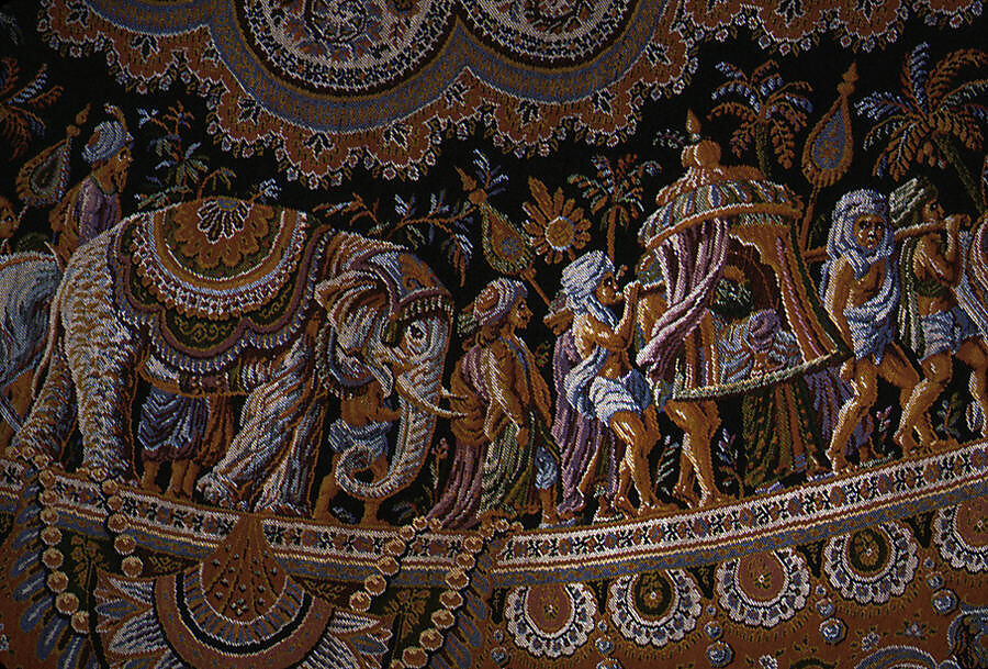 Shawl, M. Pin  , Lyons, Silk and wool, French, Lyons