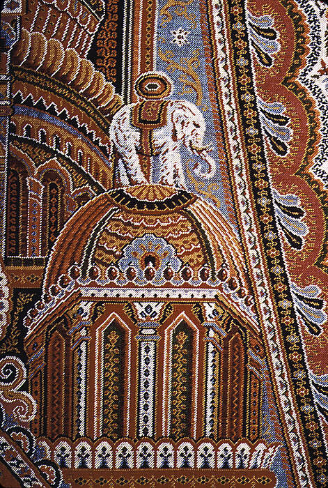 Shawl, M. Pin  , Lyons, Silk and wool, French, Lyons