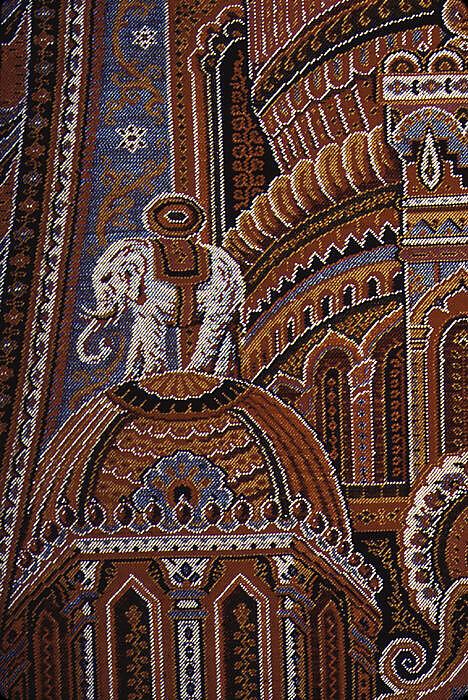 Shawl, M. Pin  , Lyons, Silk and wool, French, Lyons