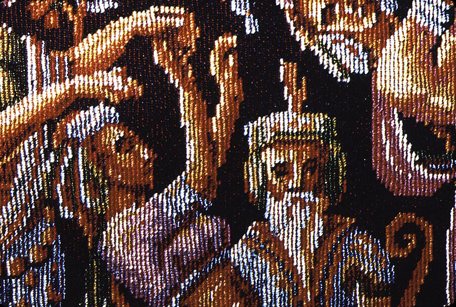 Shawl, M. Pin  , Lyons, Silk and wool, French, Lyons