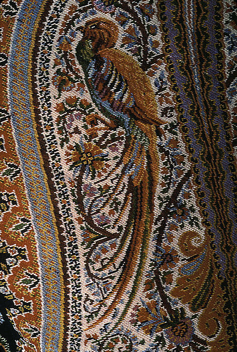 Shawl, M. Pin  , Lyons, Silk and wool, French, Lyons