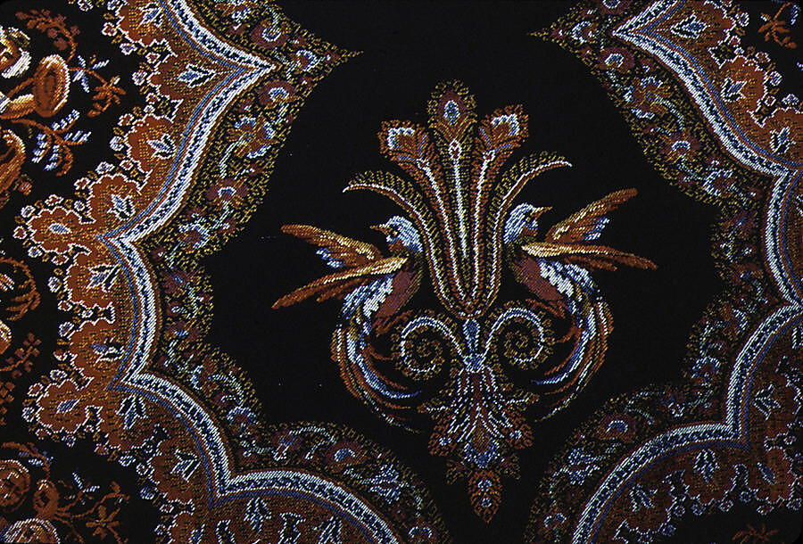 Shawl, M. Pin  , Lyons, Silk and wool, French, Lyons