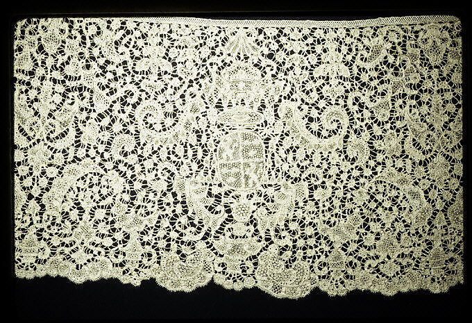Flounce, Bobbin lace, Flemish, Brussels