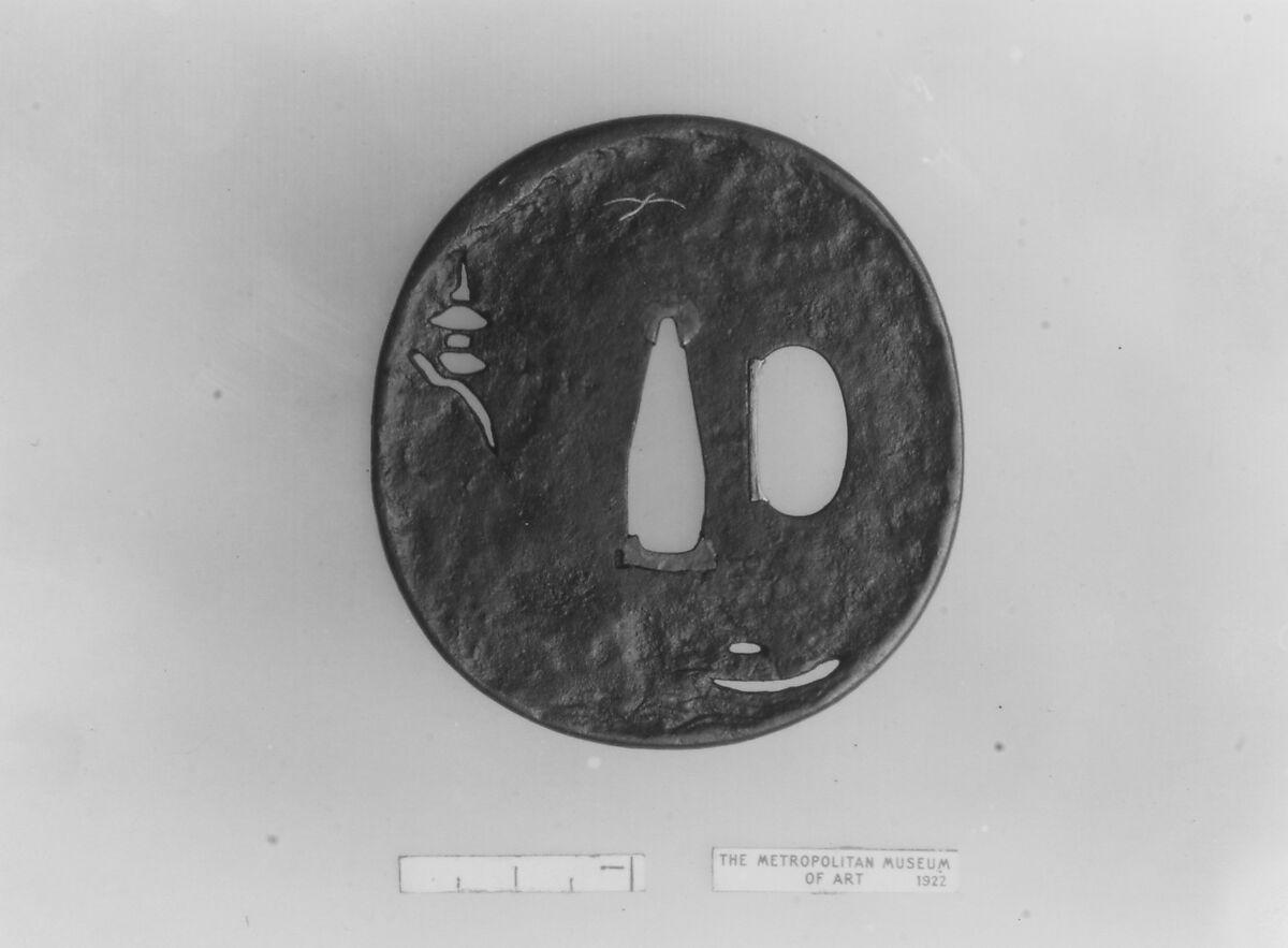 Blade and Mounting for a Short Sword (Wakizashi), Steel, wood, lacquer, silk, rayskin (samé), baleen, iron, gold, Japanese