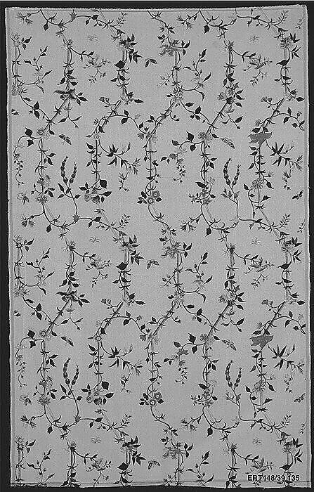 Piece, Silk taffeta, Chinese, for French market