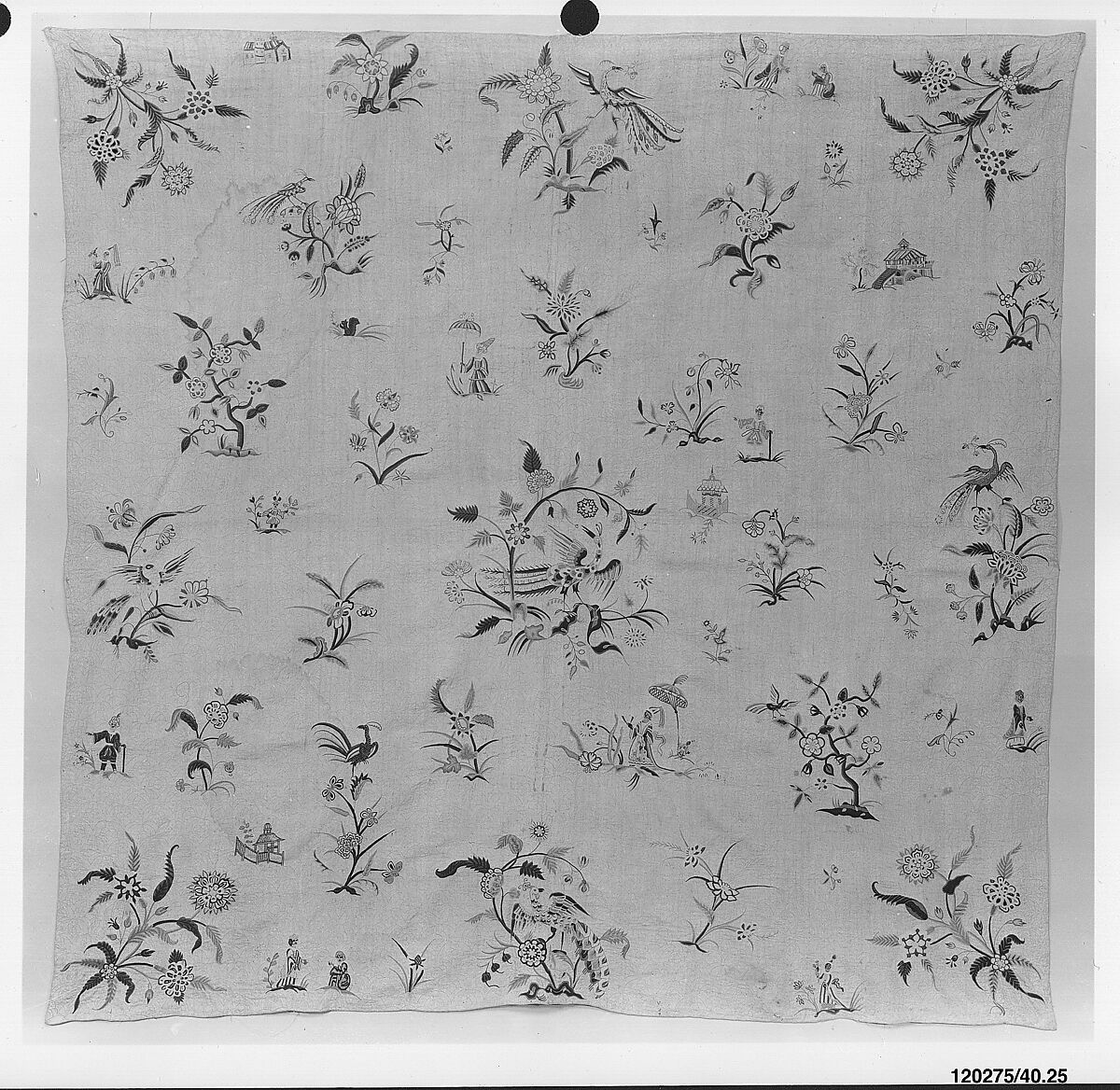 Cover, Silk on linen, British 