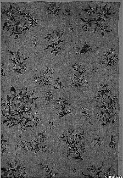 Cover, Silk on linen, British