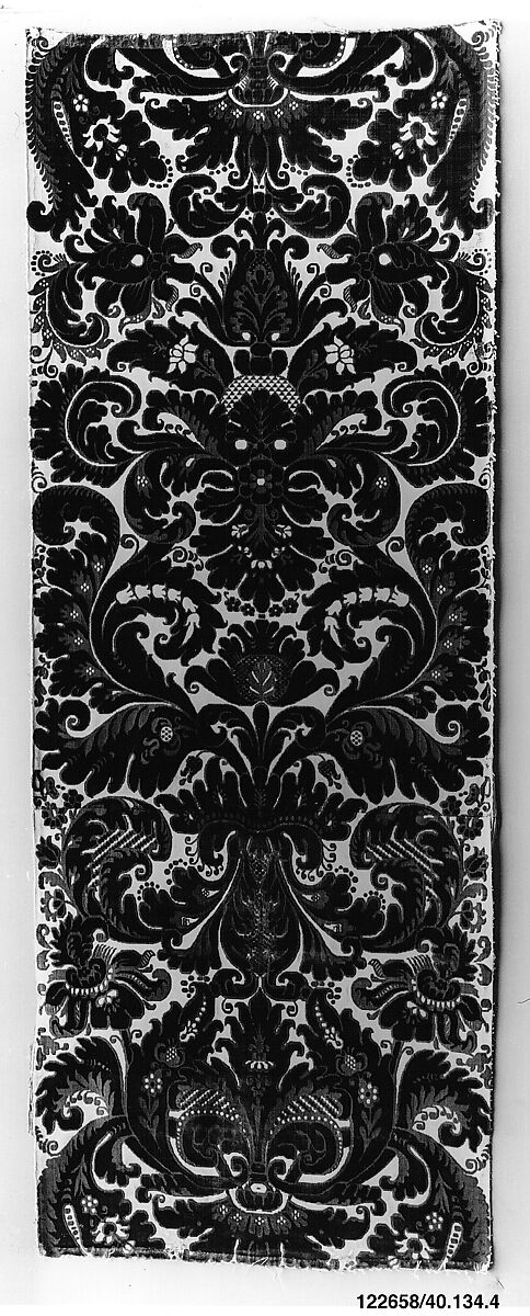 Length of furnishing velvet | Italian, Genoa | The Metropolitan Museum ...