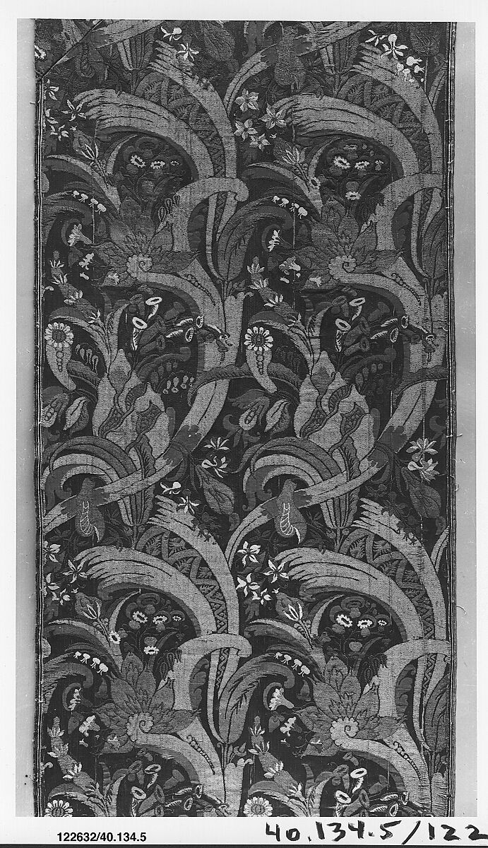 Piece, Silk and metal thread, Italian, Venice