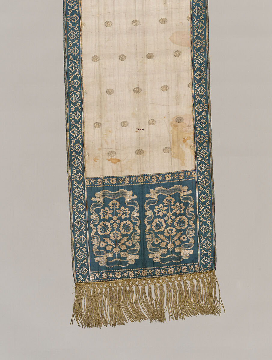 Sash, François Selimand (1778–1789), Silk and metal thread, Polish, Kobylka