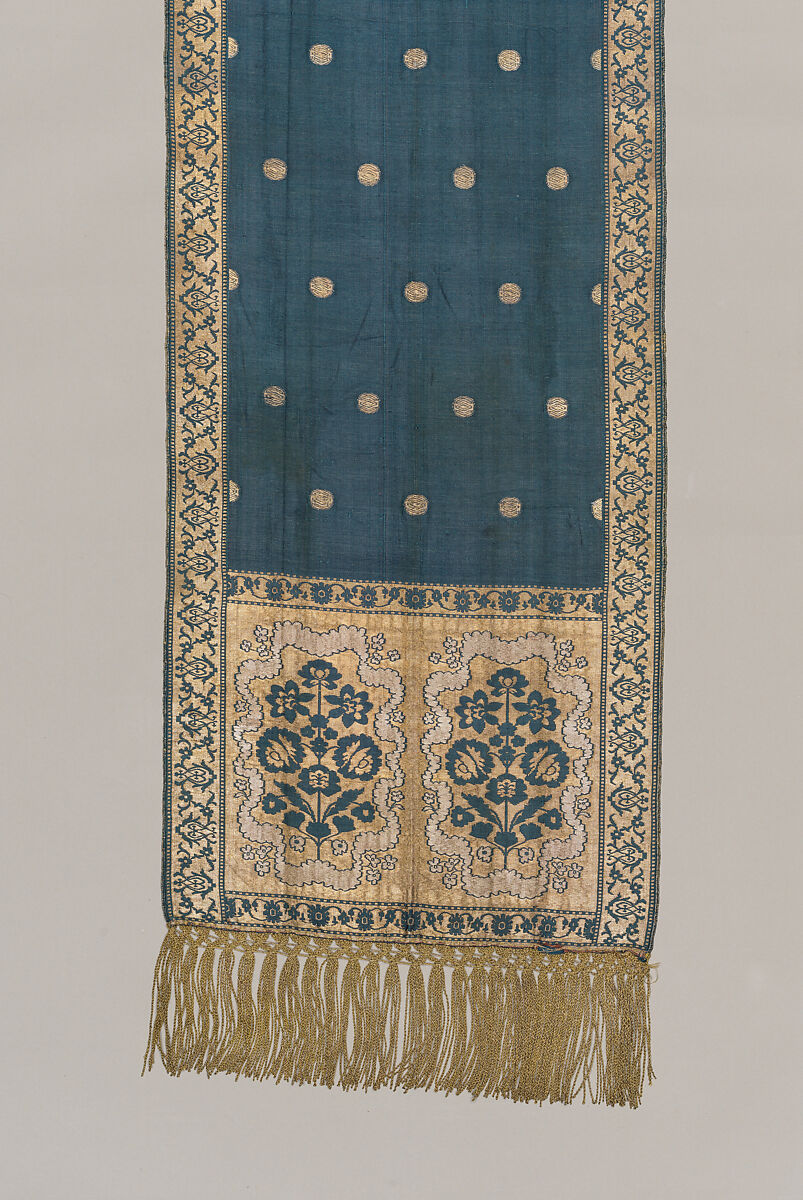Sash, François Selimand (1778–1789), Silk and metal thread, Polish, Kobylka